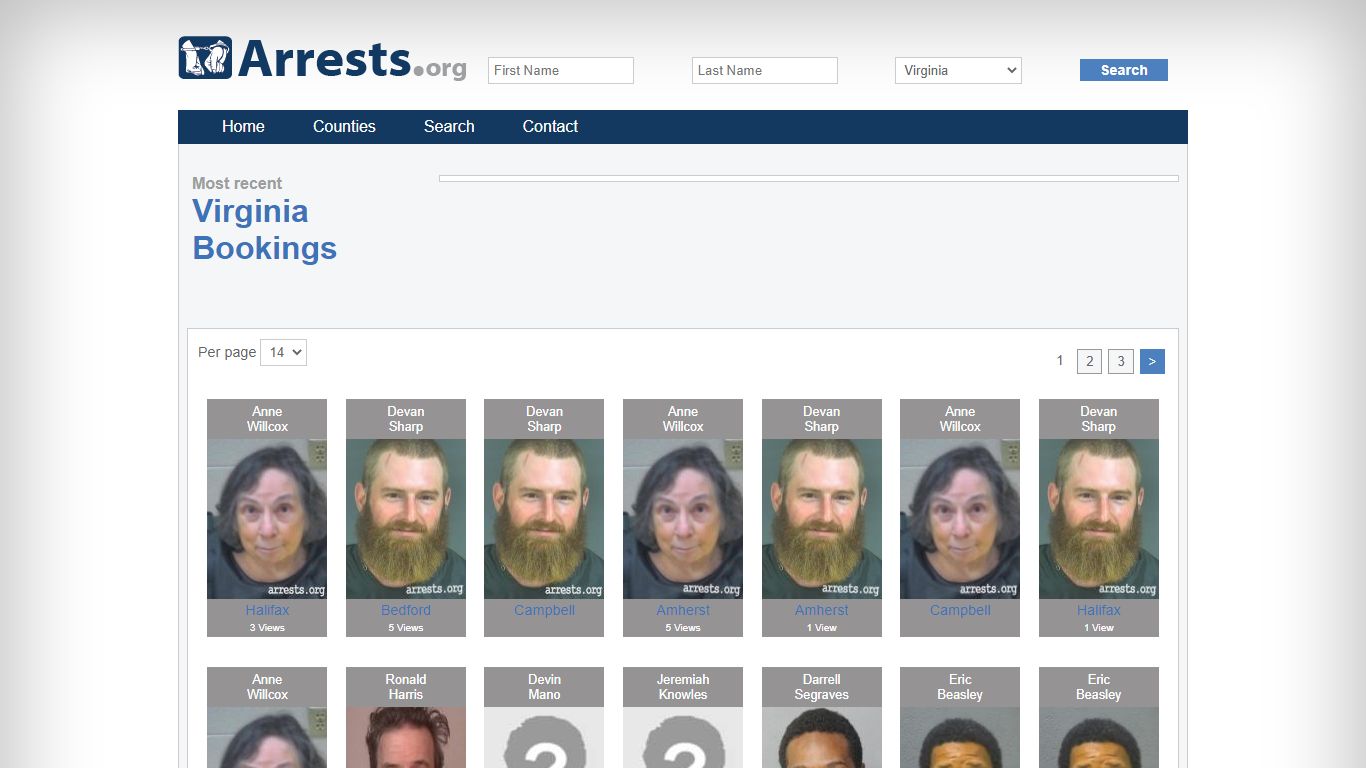 Virginia Arrests and Inmate Search